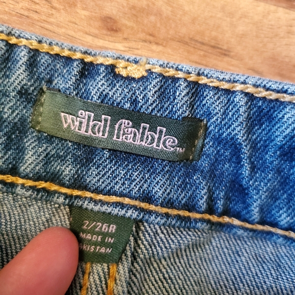 Baggy Jeans with Fitted High Rise Waist - Picture 6 of 10